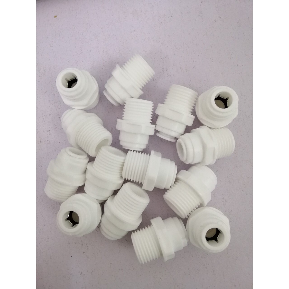 Nối ren ngoài 10, 13, 17, 21 ra dây 6  hoặc dây 10  - Nối thẳng, nối nhanh