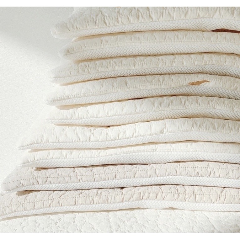 Gối mỏng sơ sinh chữ nhật Dottodot / Malolotte thêu họa tiết cotton 100s Hàn Quốc cho bé
