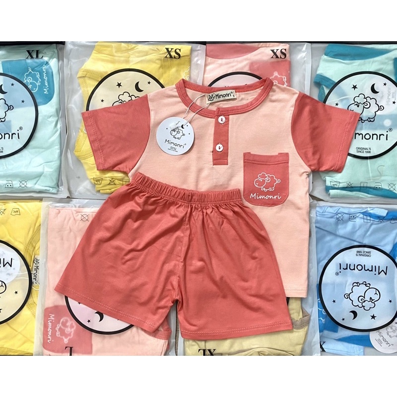 Bộ quần áo Cổ Trụ (chất thun lạnh) Mimonri siêu mát cho bé