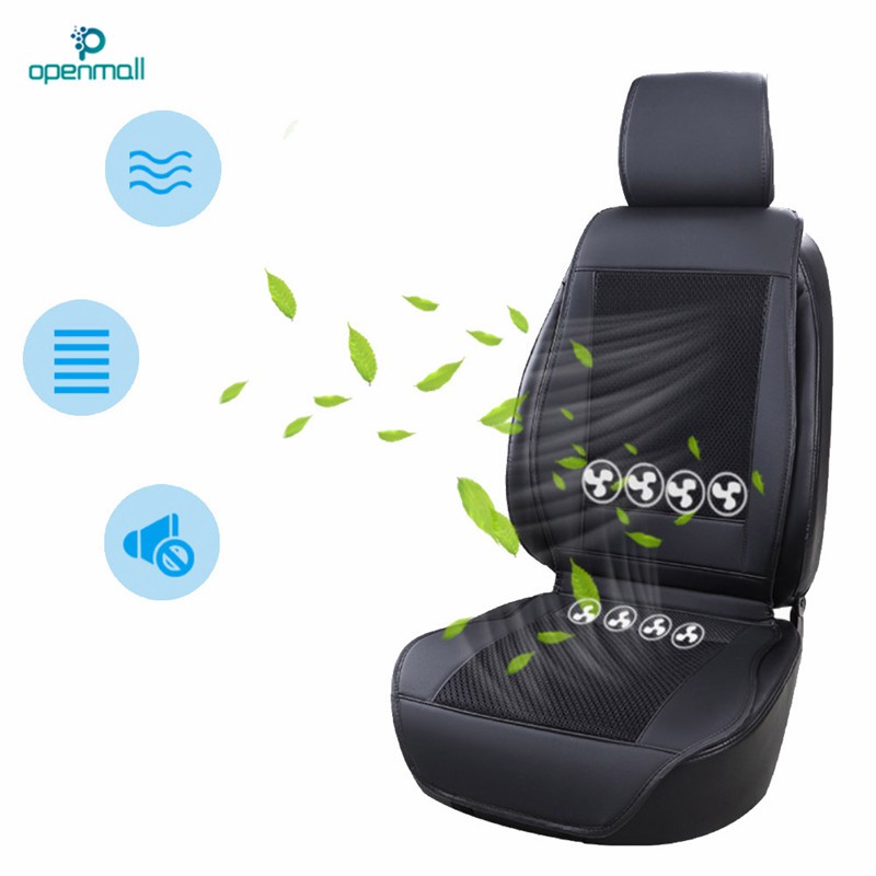 Đệm quạt làm mát gắn xe hơi thiết kế tiện lợi