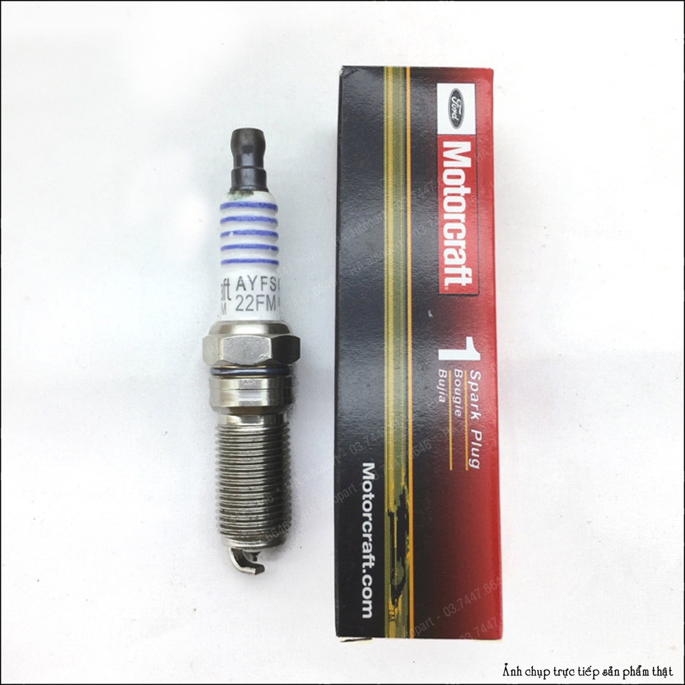 Bugi Motorcraft Platinum Ford chân dài mã SP-411. Dùng cho Ecosport, Focus, Fiesta.