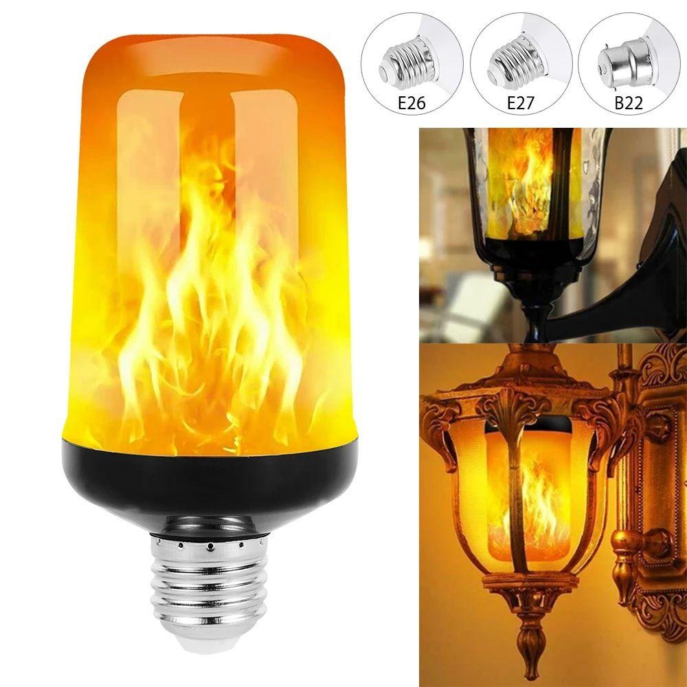 GOGOUP Đèn LED Mô Phỏng Ngọn Lửa Trang Trí Lễ Hội