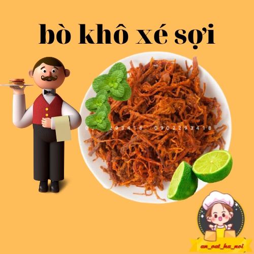 Bò Khô Xé Sợi loại 1[ túi 1kg ] chuẩn thịt bò cay cay-khô bò xé sợi Hàng Đạt Chuẩn Chỉ Có Ở an_vat_ha_noi | BigBuy360 - bigbuy360.vn