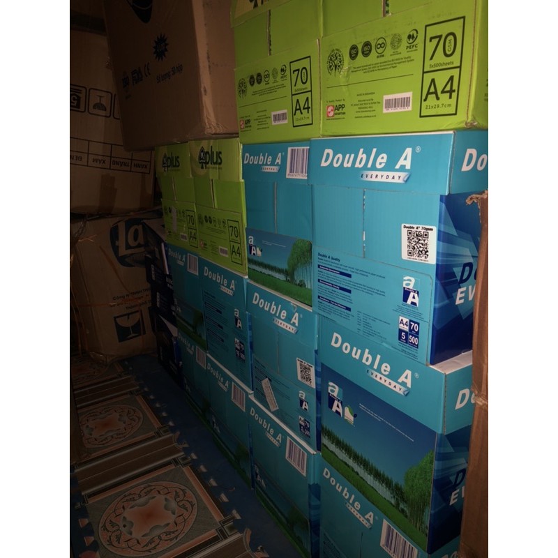 Giấy in A4 Dobule A