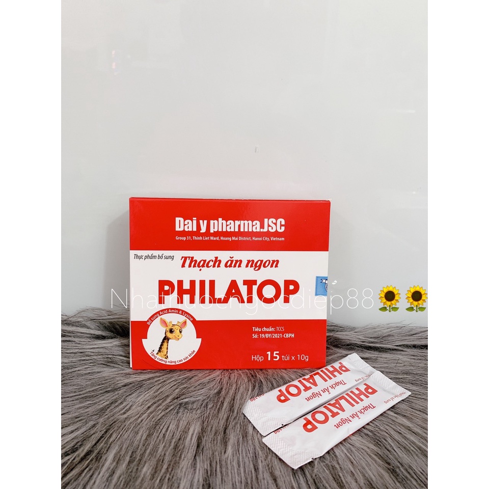 Thạch ăn ngon Philatop Dùng cho bé biếng ăn chậm lớn, giúp bé thông minh, phát triển nhanh
