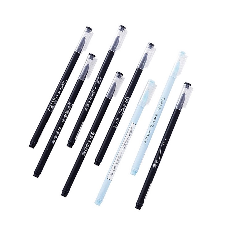 1 Bút Bi Mực Đen Ngòi 0.5mm Hình Nhân Vật Hoạt Hình Đáng Yêu