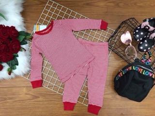 Combo 4 bộ cotton borip bé gái/bé trai 