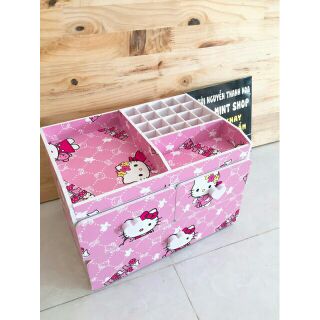 Tủ đựng mỹ phẩm 3 tầng 3 học kitty