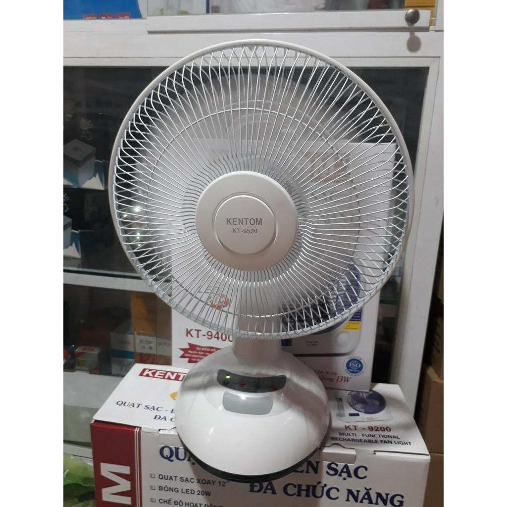 QUẠT SẠC KENTOM 9500 1 bình và 2 bình