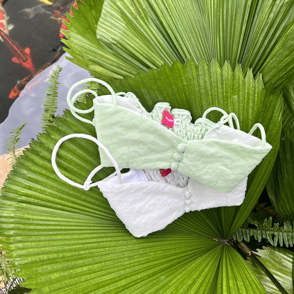 Áo 2 dây bikini đi biển // Bra top NewFangled