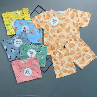 Bộ Minkymom thun lạnh Bơ Dứa cho bé trai bé gái