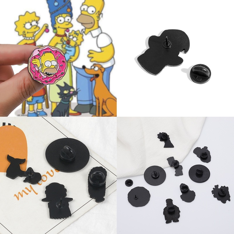 Ghim Cài Áo Hình Hoạt Hình Đáng Yêu 28 Kiểu Dáng