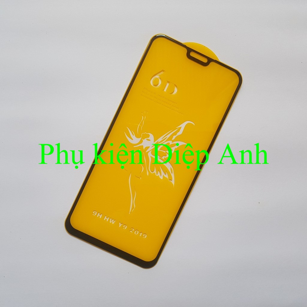 Huawei Y9 2019 | Kính cường lực full màn full keo 6D thiên thần và ốp lưng các loại