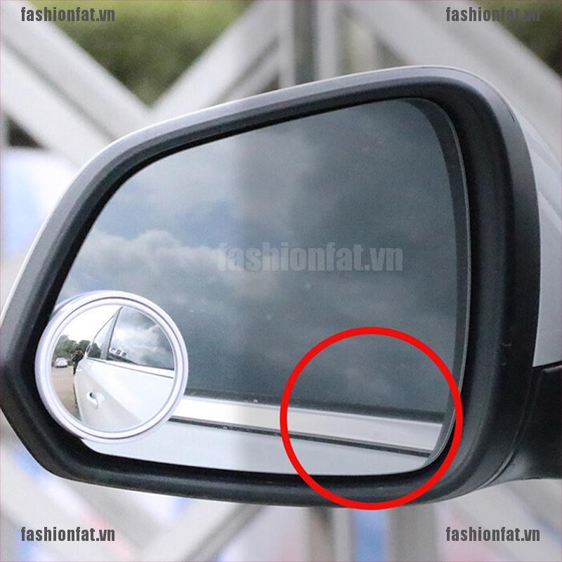 Gương chiếu hậu góc 360° chiếu điểm mù màu trắng điều chỉnh linh hoạt cho xe hơi