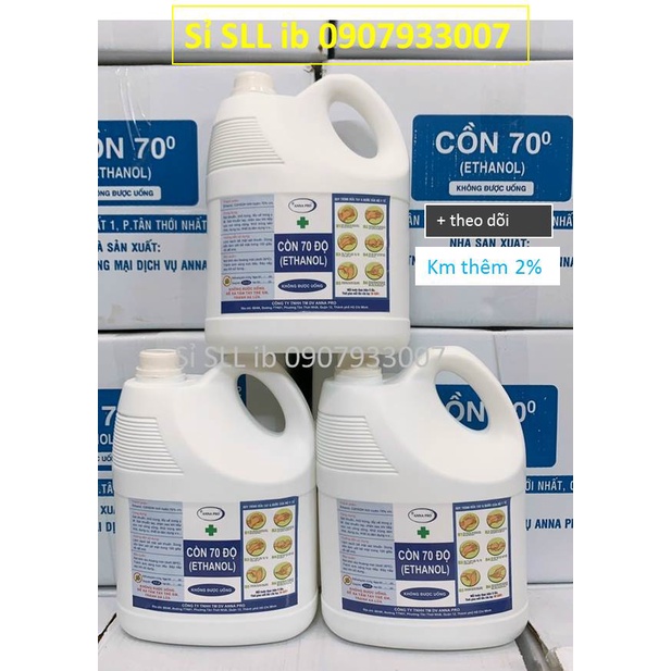can Cồn y tế 70 độ / ANA PRO 4,5 lít/ rửa tay Sát khuẩn | BigBuy360 - bigbuy360.vn