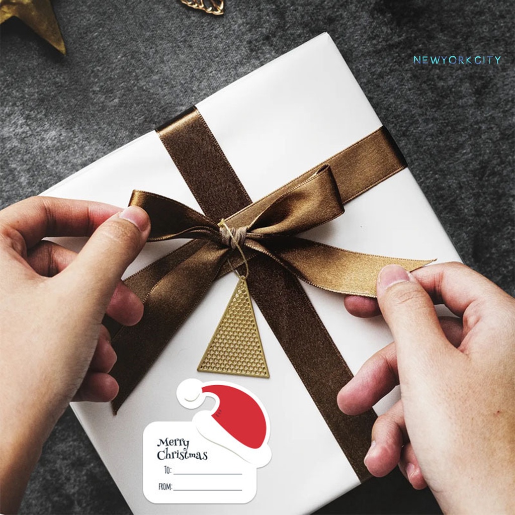 Set 10 Miếng Dán Trang Trí Giáng Sinh Nhiều Kiểu Dáng Dễ Thương