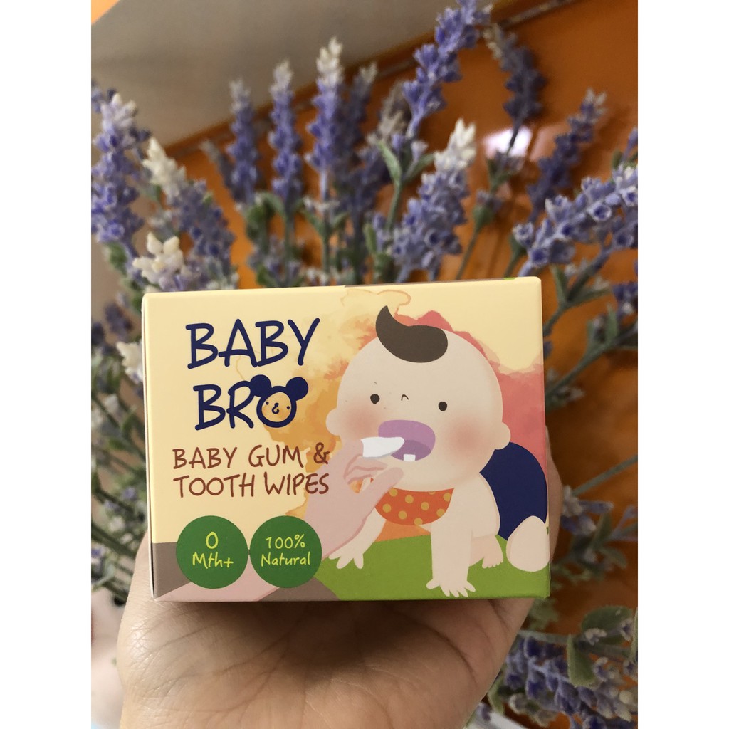 Gạc vệ sinh răng miệng trẻ em Baby Bro