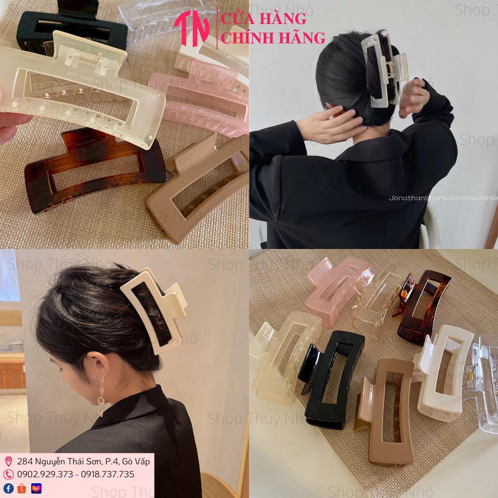 Kẹp tóc càng cua nữ cỡ lớn 13cm phong cách thiết kế đơn giản, nữ tính Hàn Quốc nhựa cao cấp thời trang mùa hè xinh xắn