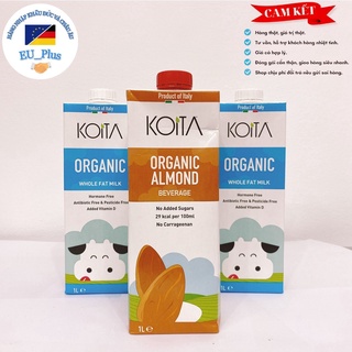 Sữa hữu cơ Koita 1 lít - Ý - Organic Nguyên kem sữa hạt hạnh nhân