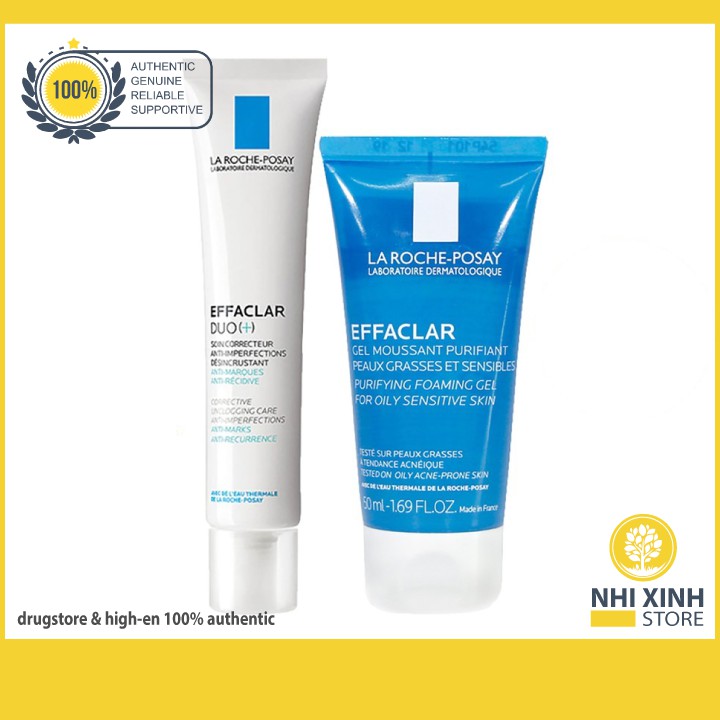 Set Giảm Mụn La Roche-Posay Effaclar Duo [+] (Tặng Kèm SRM Effaclar) | BigBuy360 - bigbuy360.vn