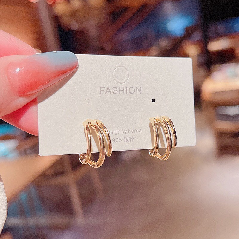 Bông Tai Hoa Tai Chất Liệu Hợp Kim Không Gỉ Thời Trang Xu Hướng Hàn Quốc Hot Trend 2023 Dobi B18