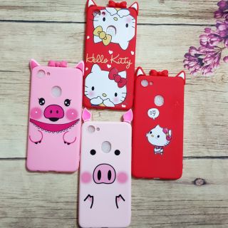 Ốp lưng Oppo F7 dẻo màu hình thú có tai cực đẹp