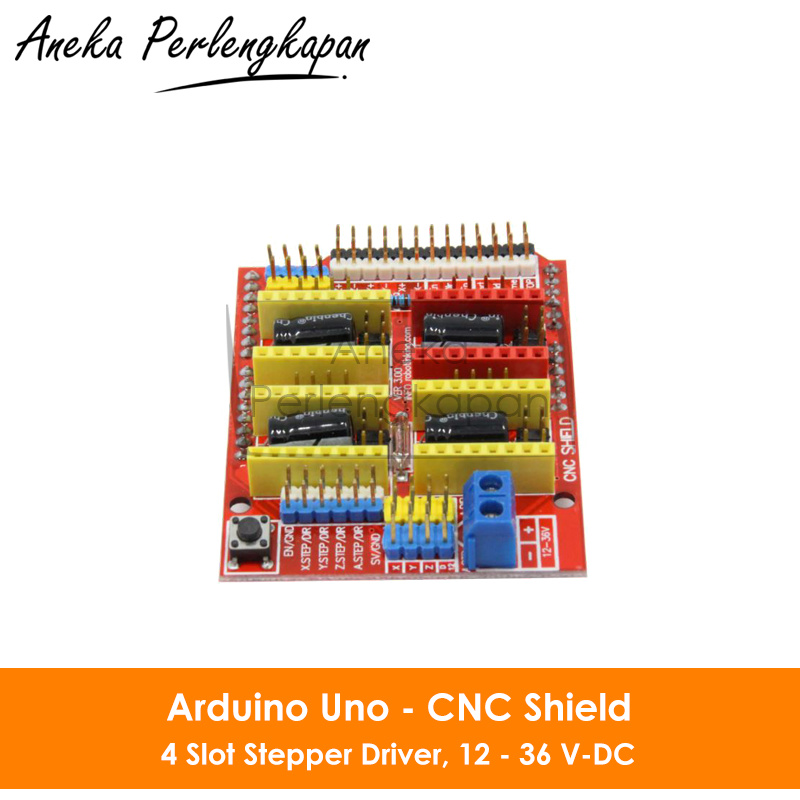 Arduino Uno Cnc Shield V.3 4-slot Driver 12-36v Dc