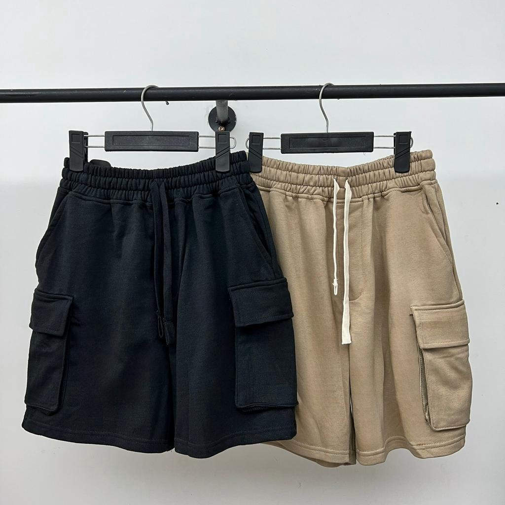 Quần Short Túi Hộp trơn vải chân cua cao cấp quần short nam mùa hè - gin store