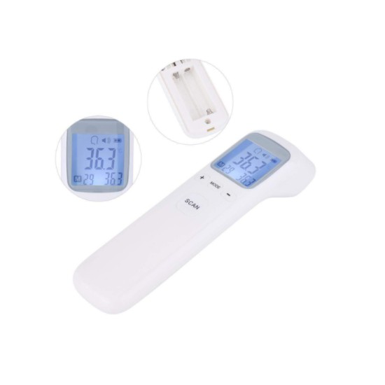 Nhiệt kế hồng ngoại  đo trán, nước pha sữa,đo nhiệt độ môi trường - an toàn cho bé