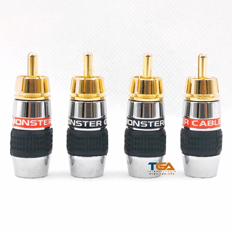 Jack AV , Hoa sen Monster, chân đồng, sử dụng dây đường kính 8mm. Giá 1 chiếc