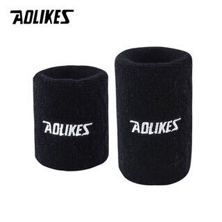 Chặn mồ hôi cổ Tay Aolikes chính hãng, Băng cổ tay chơi thể thao cầu lông, tennis, bóng bàn A0235