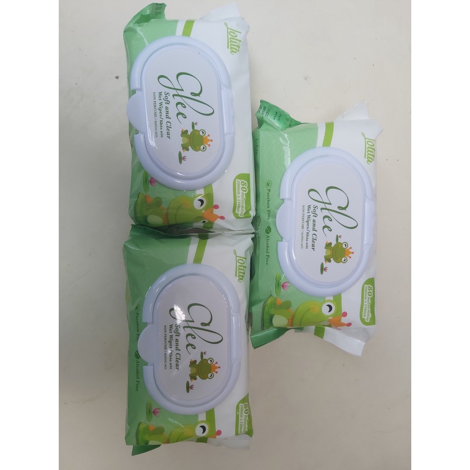 Khăn ướt Baby Glee  Không mùi,không hoá chất, an toàn cho mọi loại da