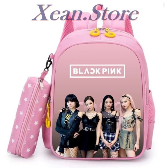 Ba Lô Đi Học 2022 Ngăn Đựng Bút In Hình BLACKPINK Kpop BLACKPINK 2 Trong 1 Mới Nhất Dành Cho Học Sinh Mẫu Giáo