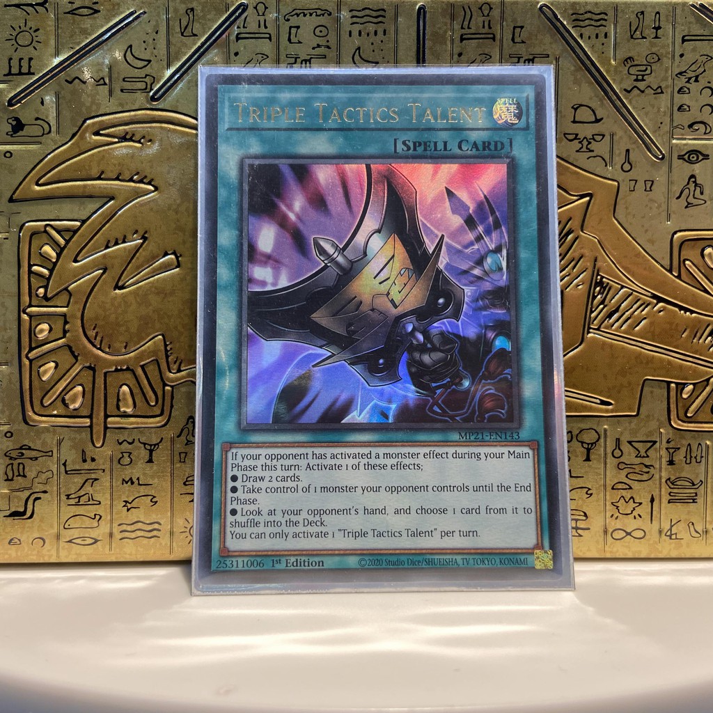 Triple Tactics Talent - MP21-EN143 - Ultra Rare 1st Edition