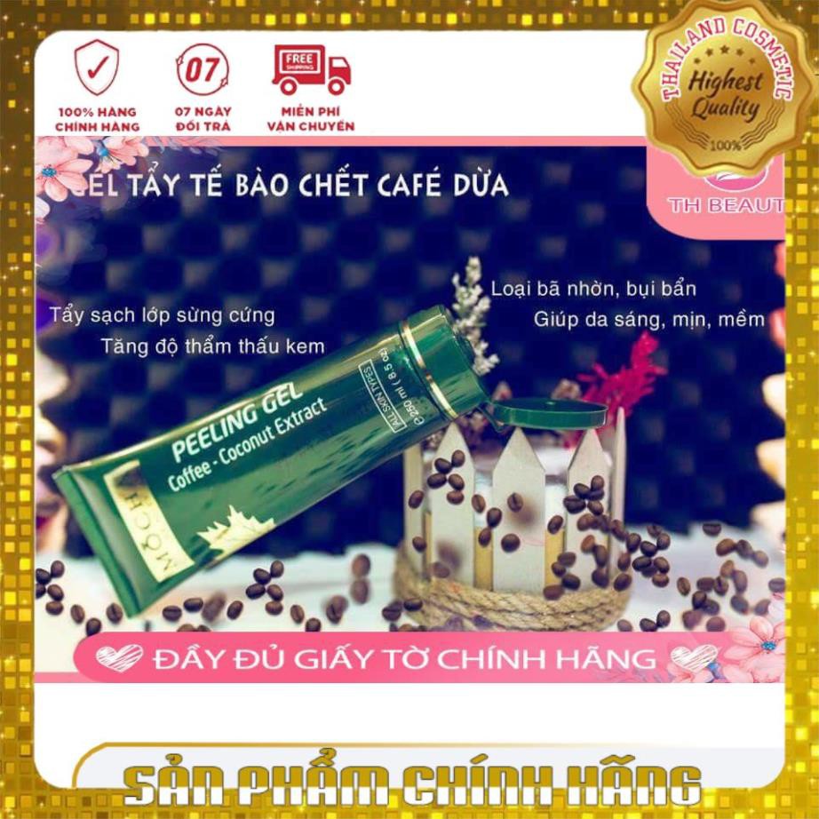 Tẩy tế bào chết Mocha, từ hạt caffe nguyên chất