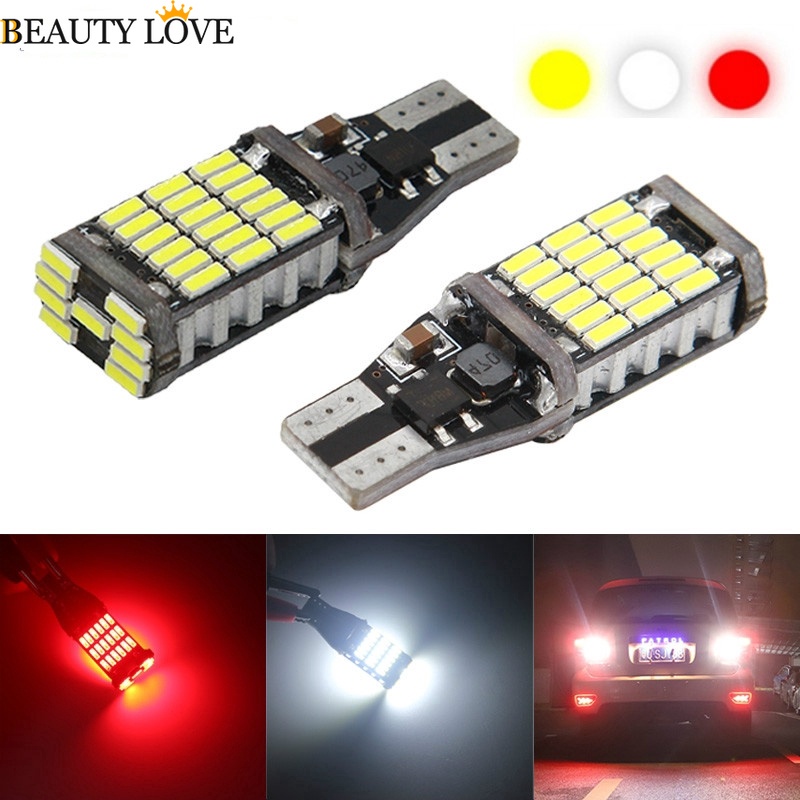 Bộ 2 Đèn LED T15 4014 Cho Xe Hơi