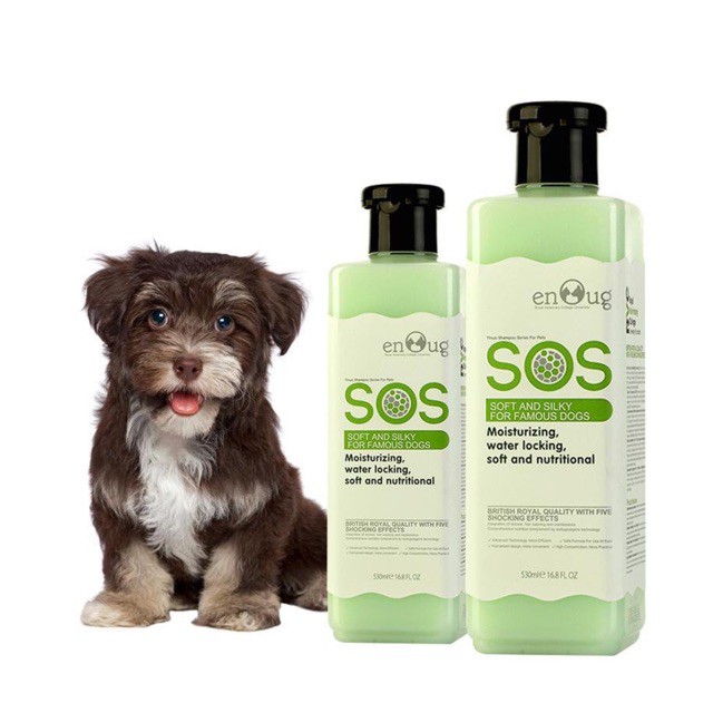 Sữa tắm cho chó SOS (các loại) - Chai 530ml, diệt bọ, rận, lưu hương 10 ngày, giúp lông mềm mượt