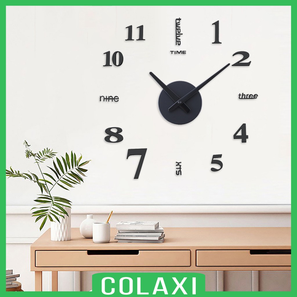 Đồng Hồ Treo Tường 3d Thiết Kế Tối Giản