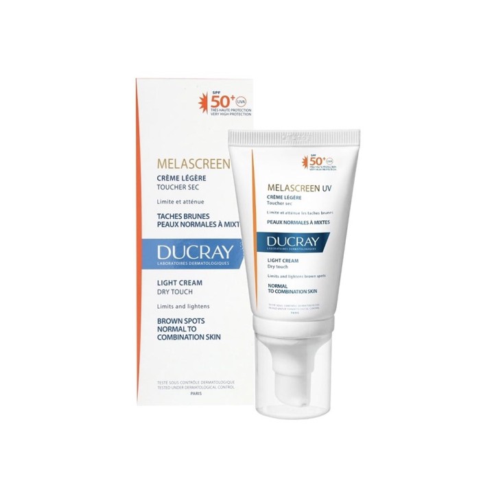 Kem chống nắng chuyên biệt cho da bị đốm nâu Ducray Melas Uv Light Cream Spf50+ 40Ml