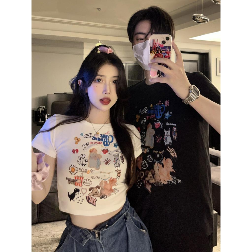 Áo Thun Ngắn Tay In Họa Tiết Thời Trang Mùa Hè 51287