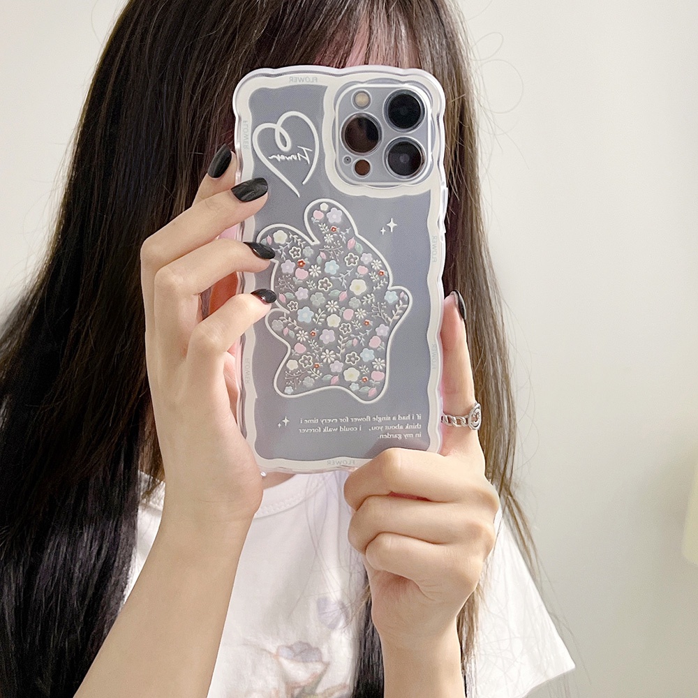 Ốp Điện Thoại tpu Dẻo In Hình Chó Và Thỏ Cho iphone 11 12 13 pro max mini XR XS 7 8 plus