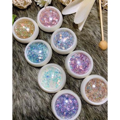 Set nhũ 6d siêu sáng trang trí móng siêu sáng