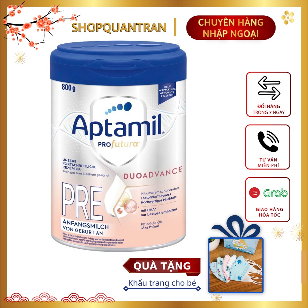 Sữa Aptamil Profutura Pre Đức hộp 800g (Date Mới) Chính Hãng Giá Tốt