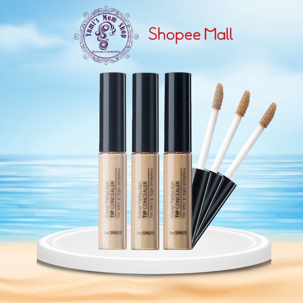 Che khuyết điểm The Saem Cover Perfection Tip Concealer 6.5g