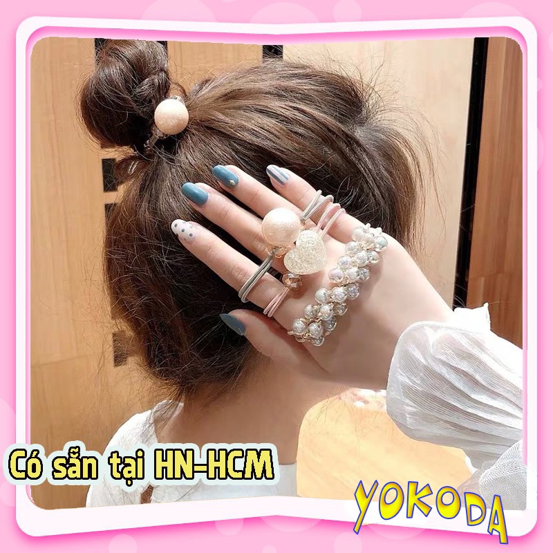 Dây Buộc Tóc Scrunchies Hàn Quốc Cho Bé Cột Tóc Dễ Thương Cute - PK42