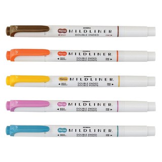 Set Vàng Zebra Mildliner Highlighter