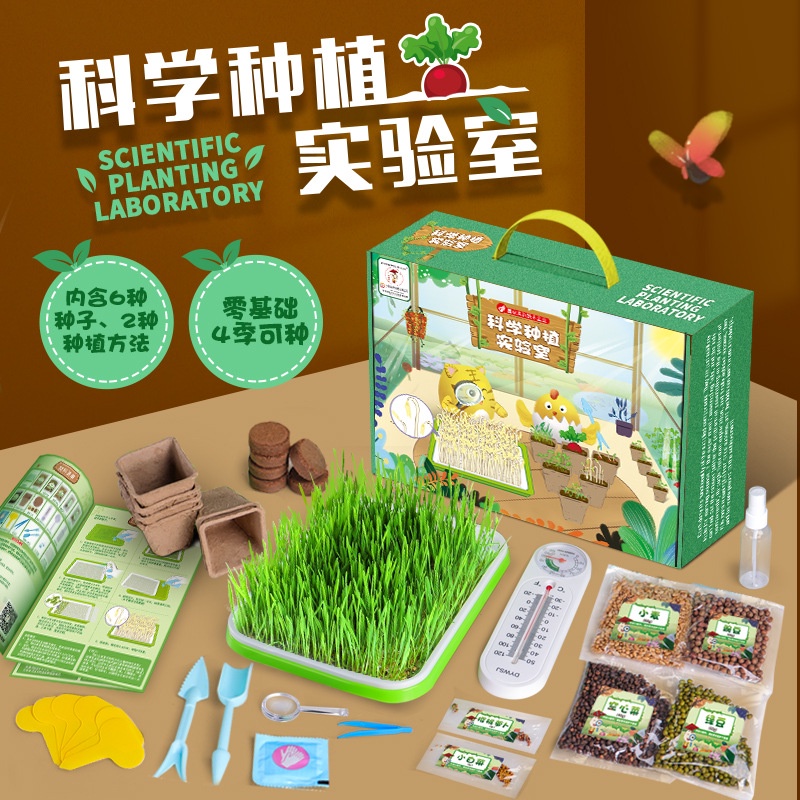 Bộ Đồ Chơi Chậu Trồng Cây Hạt Giống Mầm Non Cho Trẻ Em [Có Giới Hạn Thời Gian Seckill]