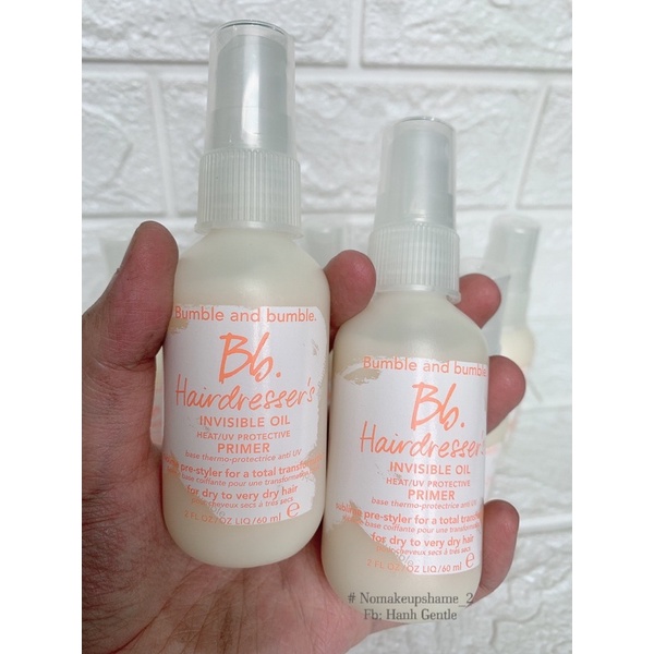 [MINI]Dưỡng tóc đa chức năng BUMBLE&amp;BUMBLLE HAIR DRESSER’S INVISIBLE OIL HEAT/UV PROTECTIVE PRIMER MINISIZE