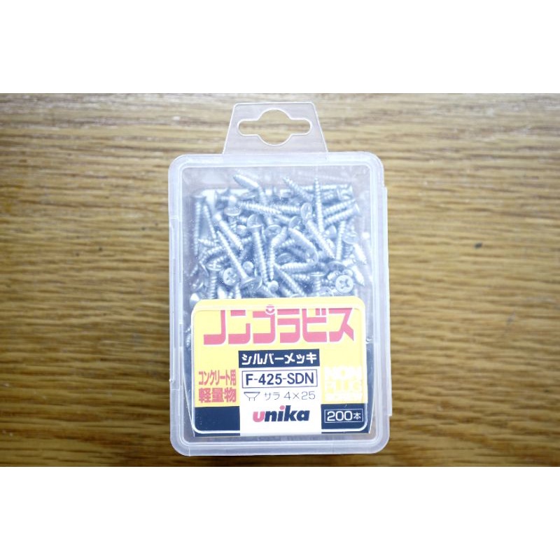 DMTT Hộp Vít 4mm UNIKA  Bắt Tường & Betong Không Cần Tắc Kê Mã F