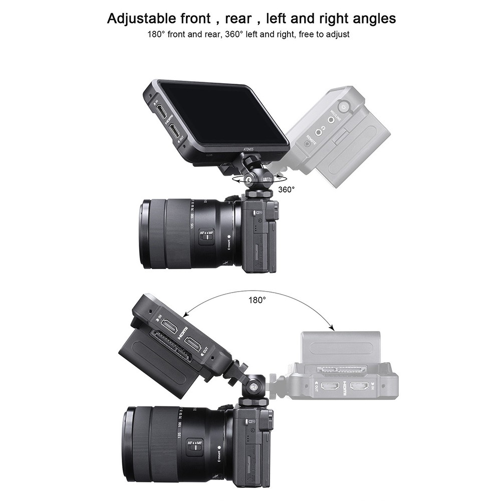 UURIG R015 - Giá Đỡ Kim Loại Dành Cho Monitor & Máy Ảnh - Hàng Chính Hãng